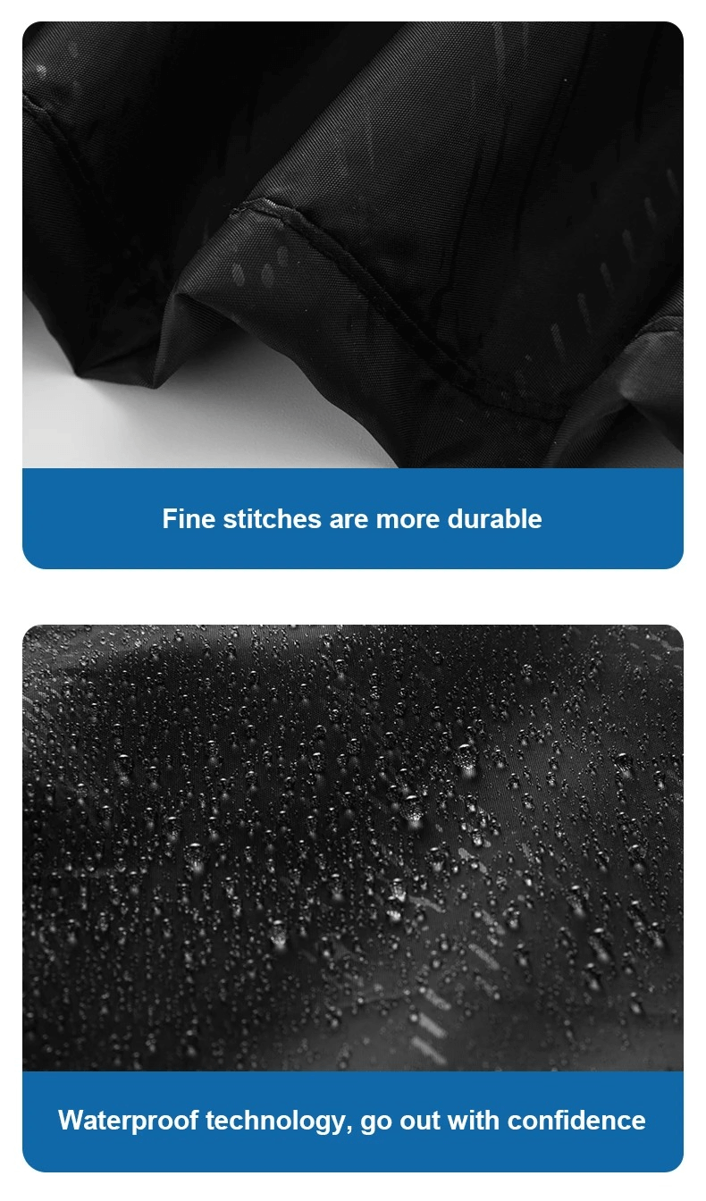 Close-up of waterproof polyester fabric with fine stitching on women's track pants.